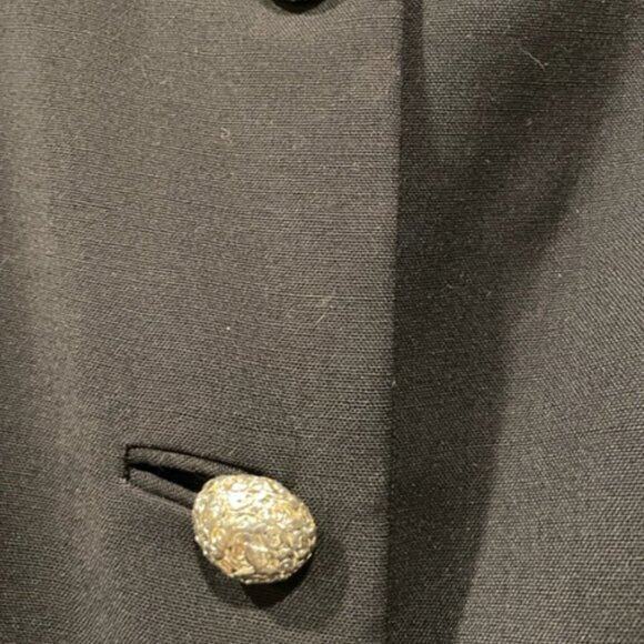 Handmacher black skirt/blazer, exquisite, rare, exc. cond., 27" waist, 39" chest - Picture 6 of 9